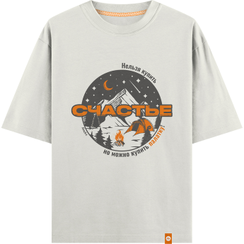 Футболка ALEXIKA СЧАСТЬЕ white
